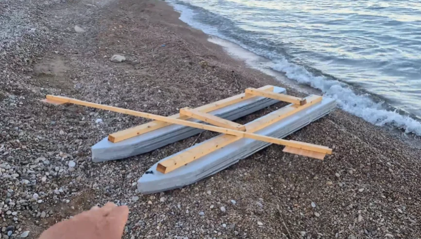Man living on his hand-built solar-powered yacht that can run forever has travelled 3,106 miles while using zero fuel