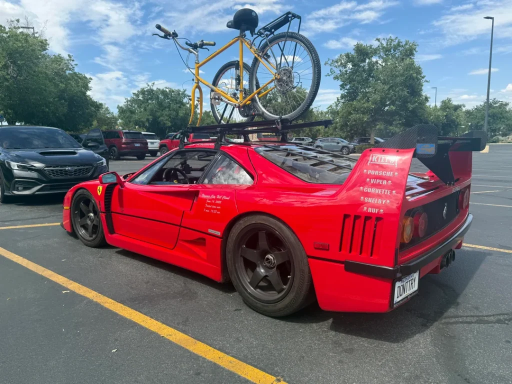 Someone has been using their Ferrari F40 every day, and it shows