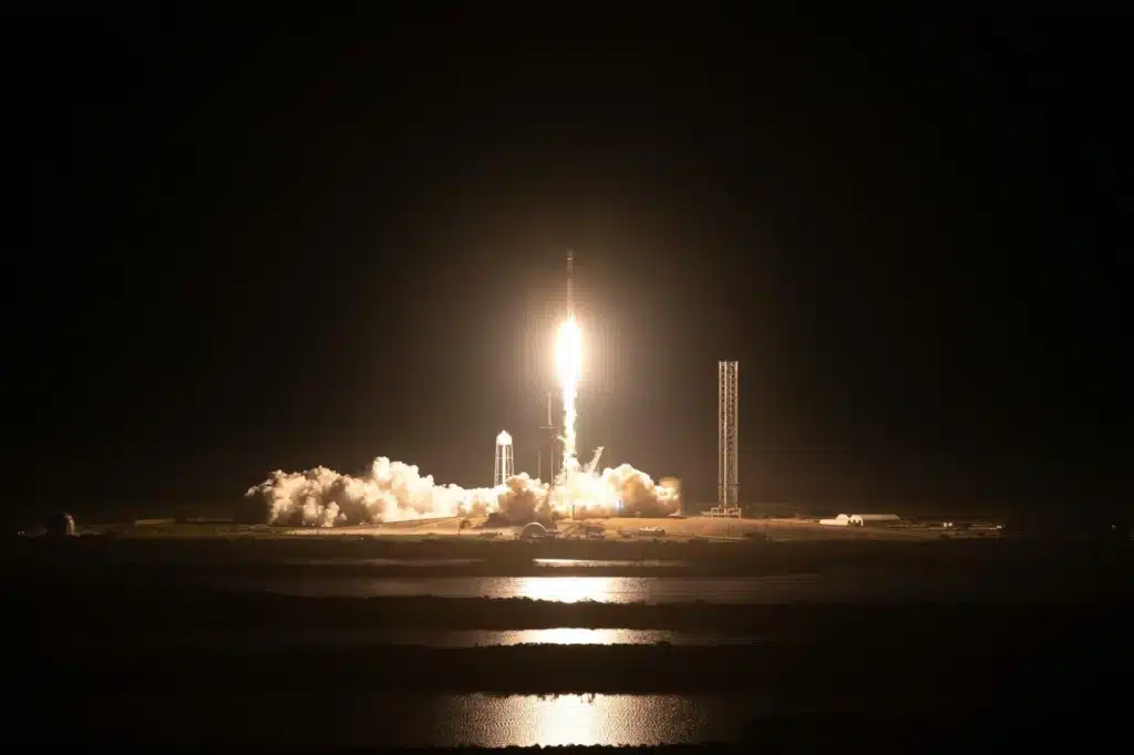 SpaceX taking off