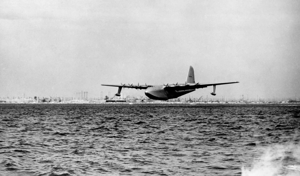 Americas most ambitious aircraft the Howard Hughes H-4 Spruce Goose, or the H-4 Hercules