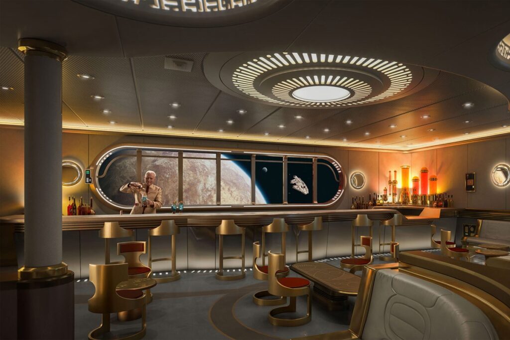 Star Wars Cruise lounge bar