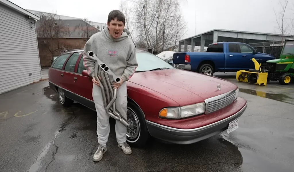 Man turns his grandpa's old station wagon into an absolute monster after it was too slow for his tastes