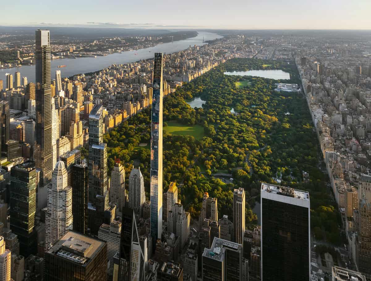 Steinway Tower overlooking Central Park