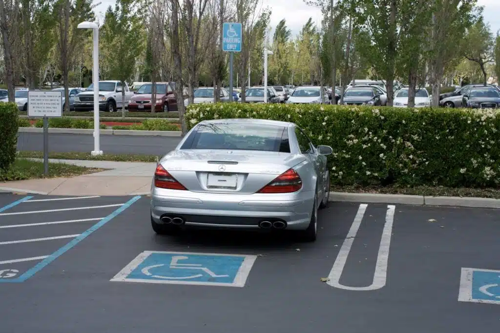 Steve Jobs Mercedes-Benz SL55 AMG without license plates