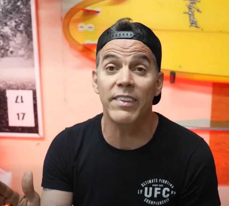 Steve-O craned his Tesla Model Y 120ft in the air outside the UFC HQ in Vegas to live in it and chaos ensued