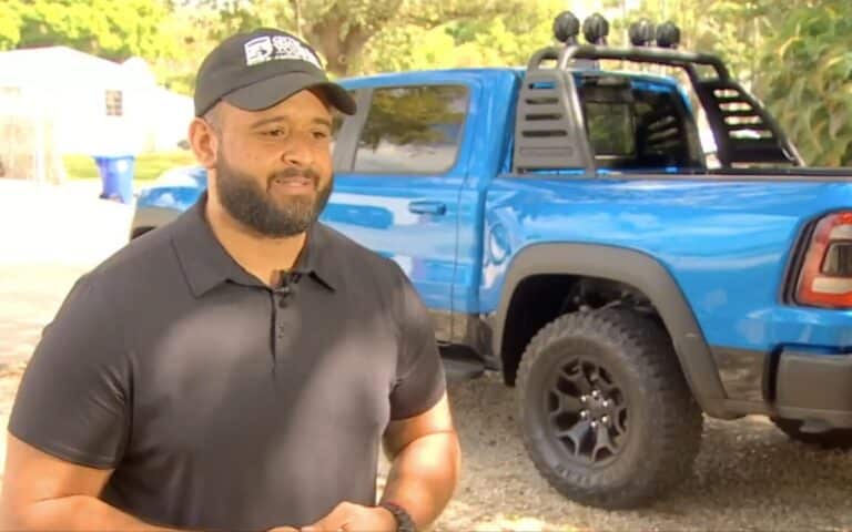 Stolen RAM 1500 TRX with its owner