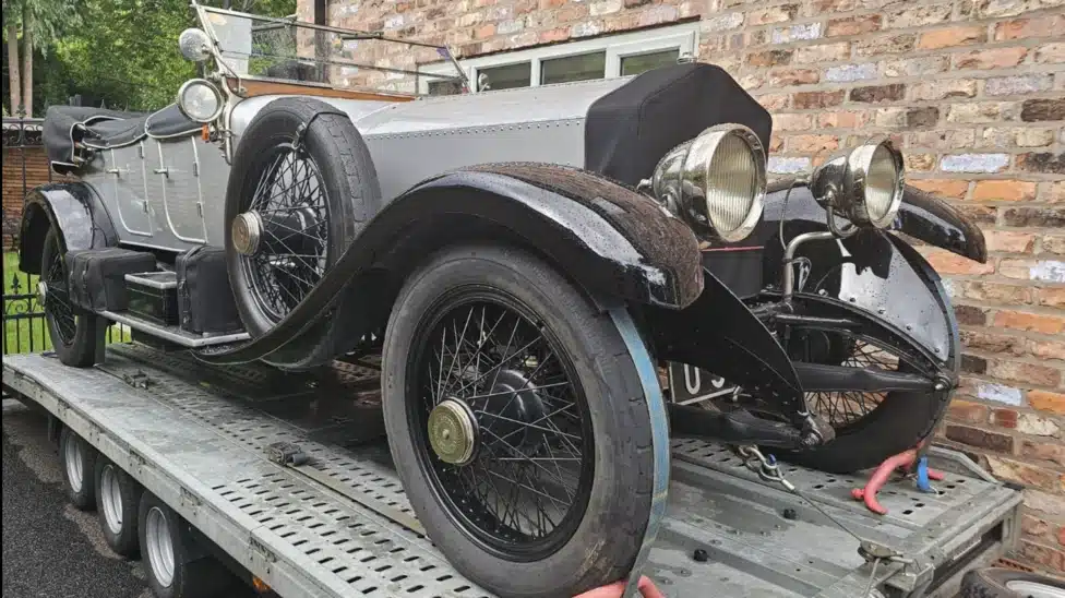 Stolen car Rolls-Royce Silver Ghost from 1920 belonging to Bryan Fitton