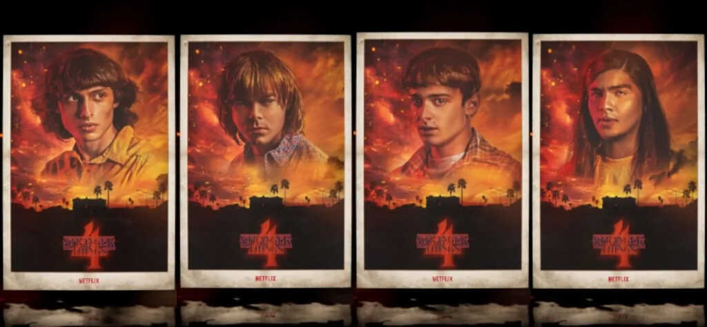 Stranger Things NFT, four characters