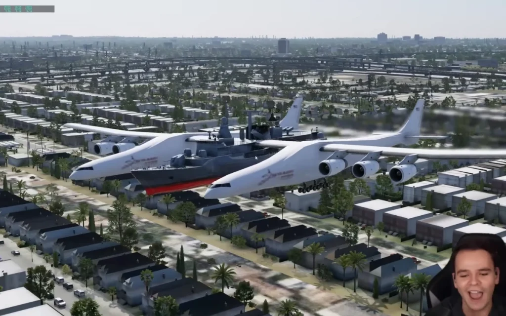 This plane might look like the world's ugliest airplane, but it's abilities were highlighted inside a flight simulator