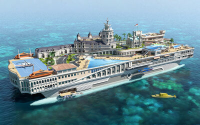 This £1 billion super yacht has a Grand Prix circuit you can race go-karts on