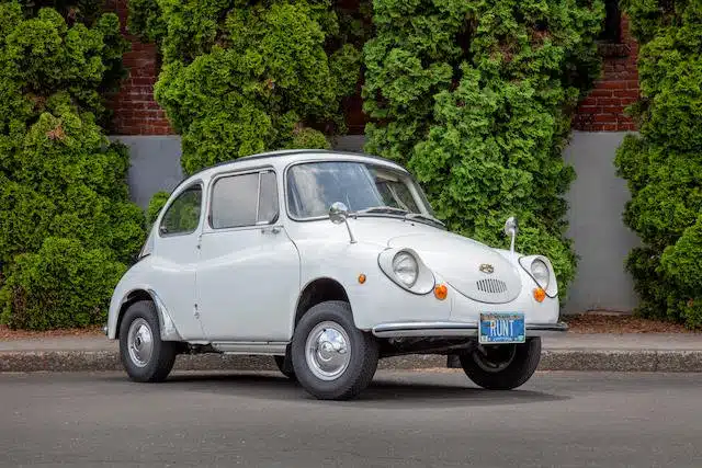 The Subaru 360 had the unenviable task of taking on the Volkswagen Beetle in the American market.