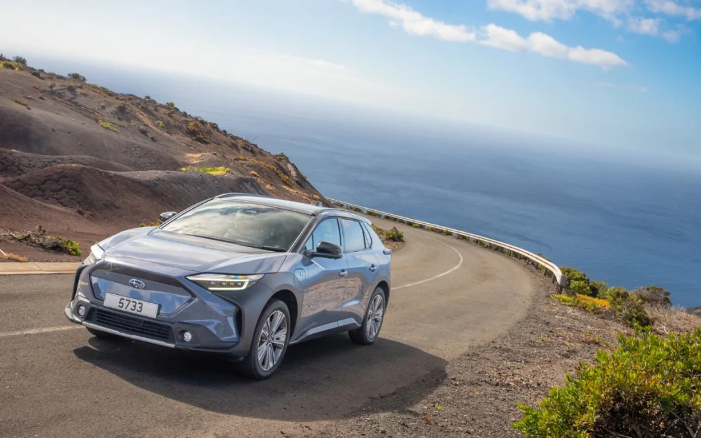 Subaru and EV company Easee worked together to create the world's most remote EV charging point, located on St. Helena