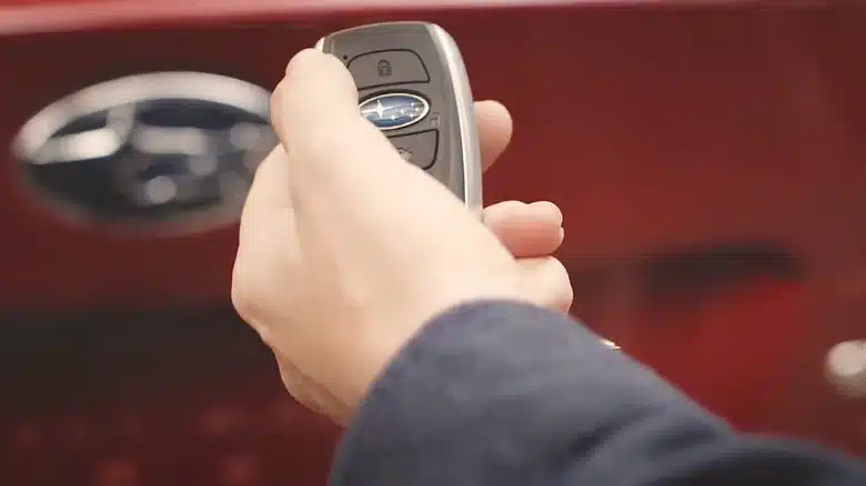 Subaru owners are just realising the there is a secret button to unlock your car without the key fob