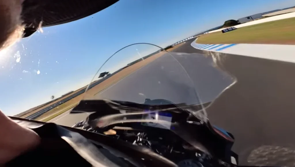 World Superbike rider records POV footage of zooming round circuit at 200mph and it's absolutely wild to see