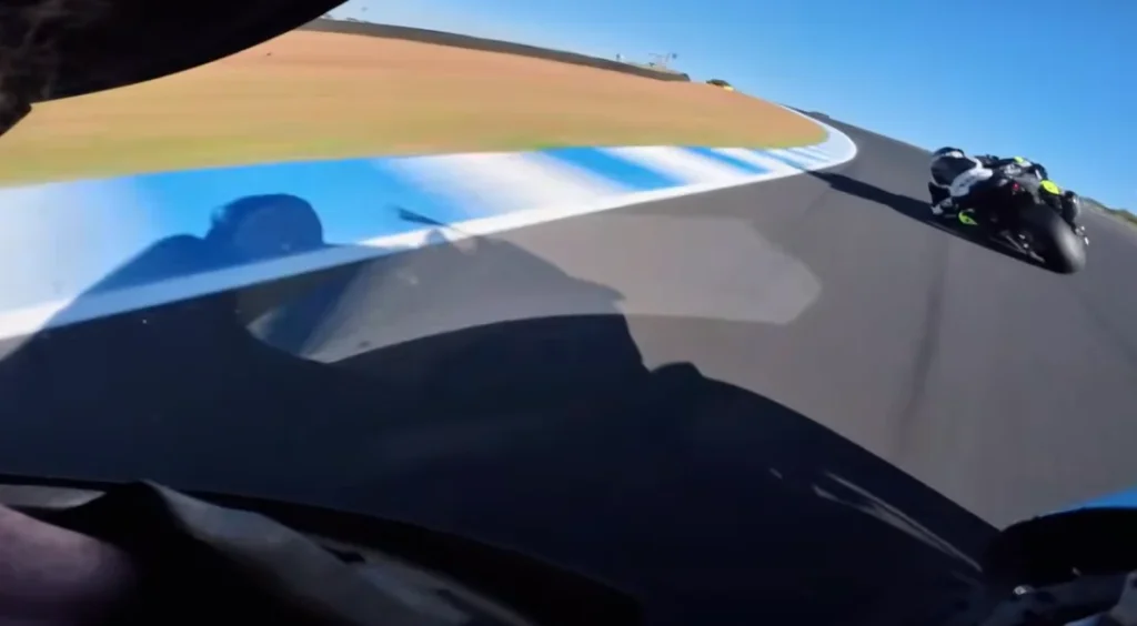 World Superbike rider records POV footage of zooming round circuit at 200mph and it's absolutely wild to see