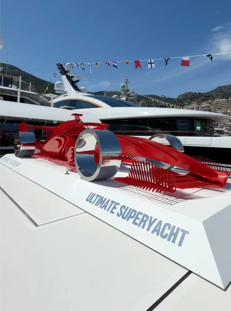Supercar Blondie traveled to Monte Carlo for the Monaco GP to experience it in the best way possible: from the deck of a superyacht