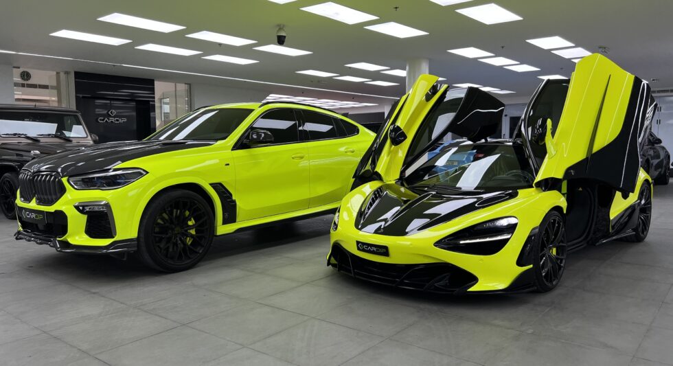 Supercar Blondie’s McLaren 720s gets a crazy highlighter yellow