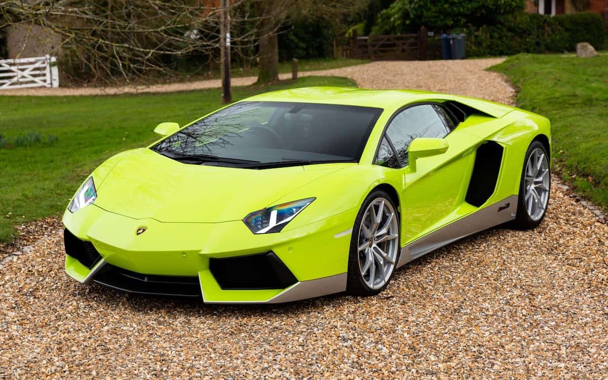 Lamborghini Aventador Miura Homage for auction in the Collecting Cars Supercar Sunday event