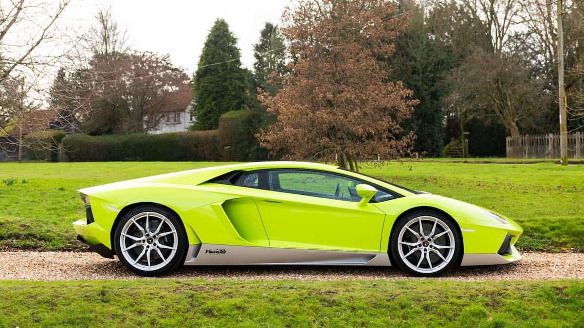 Lamborghini Aventador Miura Homage for auction in the Collecting Cars Supercar Sunday event