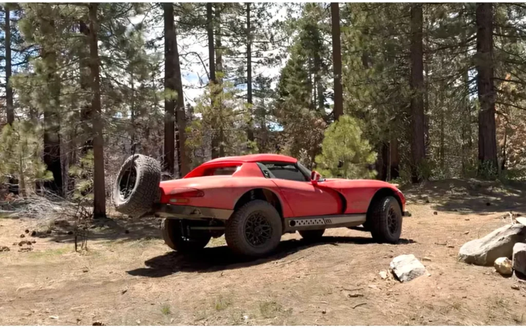 YouTuber SuperfastMatt has been working on a 3D-printed, off-road Dodge Viper - and it has been put through its paces in the California mountains