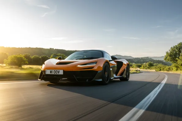 World’s first McLaren W1 spotted casually parked outside a random grocery store near the factory