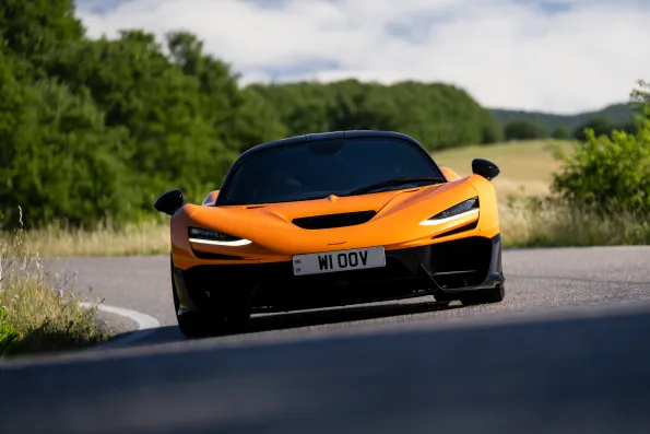 World’s first McLaren W1 spotted casually parked outside a random grocery store near the factory
