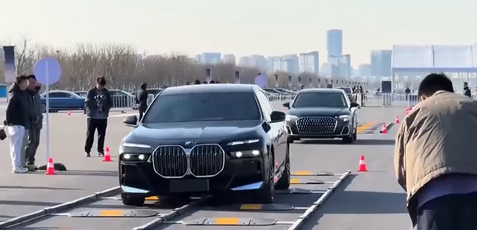 Chinese EV takes on BMW and Audi in advanced suspension test and the difference is striking