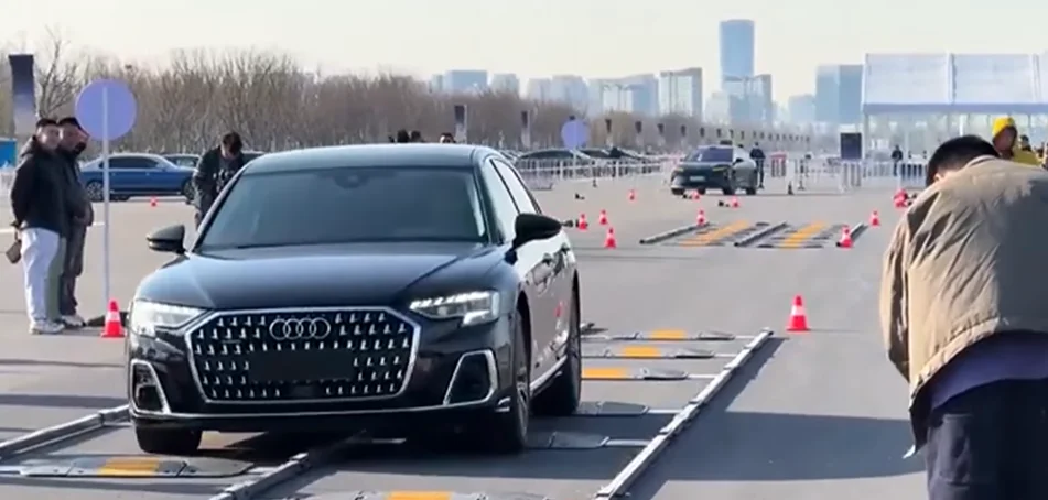 Chinese EV takes on BMW and Audi in advanced suspension test and the difference is striking