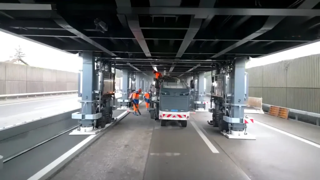 People are saying Switzerland 'is living in 2050' after finding out how the country repairs highways without stopping traffic