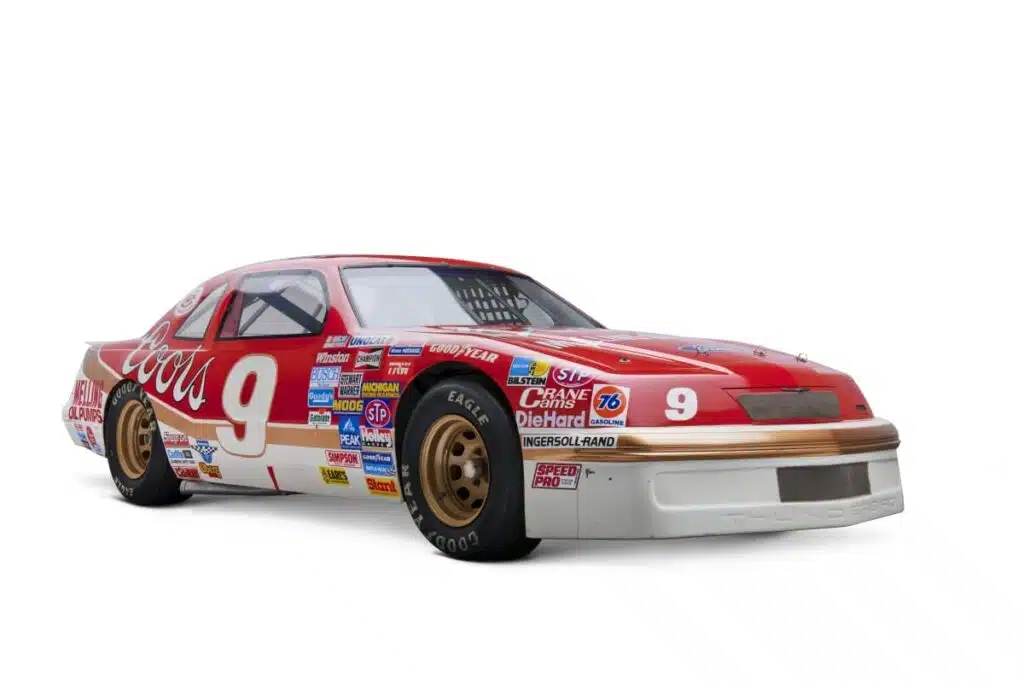 Ford has used a variety of iconic vehicles to compete in NASCAR, such as this Thunderbird.