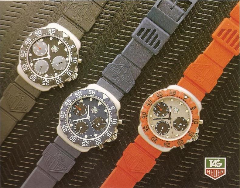 The TAG-Heuer Formula 1 watch.
