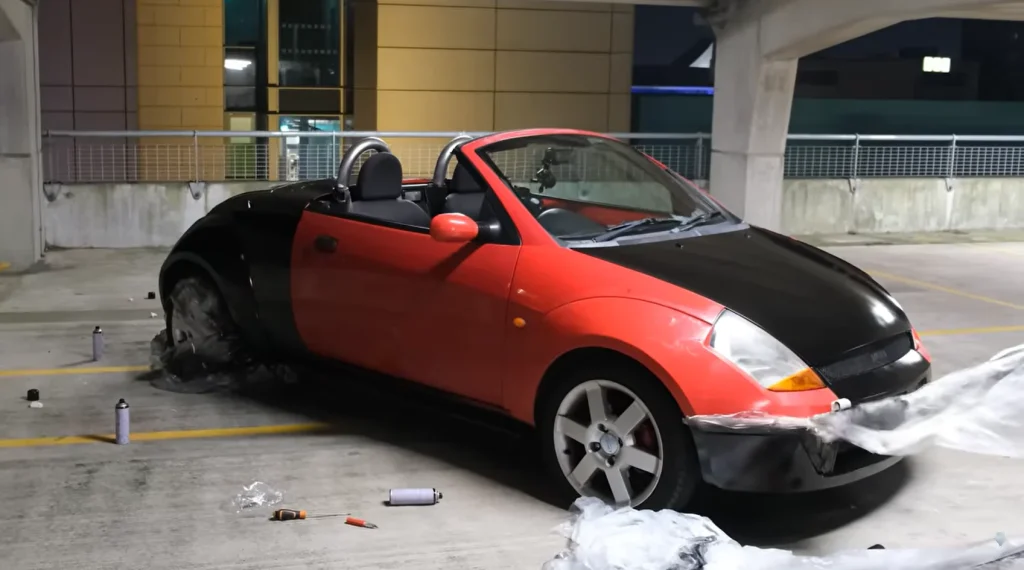 Man builds a fake Bugatti from Temu and it starts in the most unlikely of places