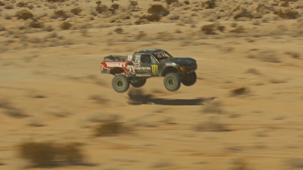 This $250,000 suspension system is given a full test at over 120mph in the desert and it's captivating to watch