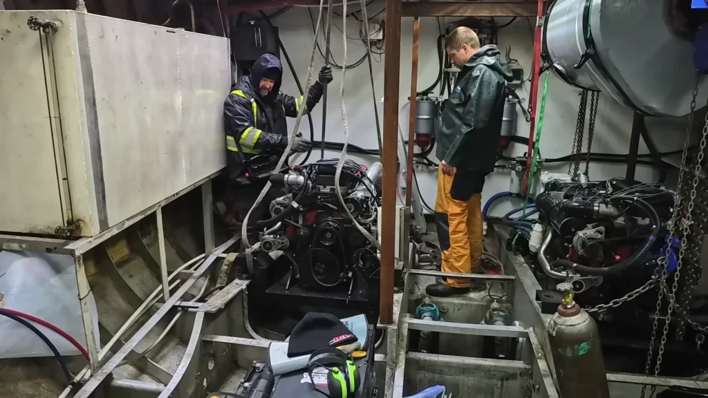 The couple who saved a 78 foot abandoned superyacht in Alaska is now ripping out brand new engines to go hybrid