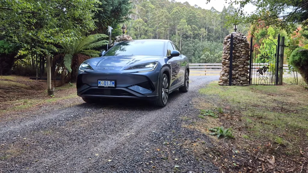 Couple living in rural Tasmania see if an EV can survive outside the city as they put BYD Sealion 7 through rigorous tests