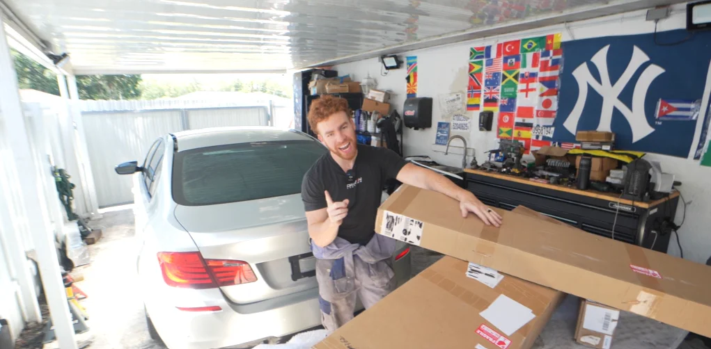 Florida man transforms cheapest BMW M5 into a supercar using only Temu parts he bought online