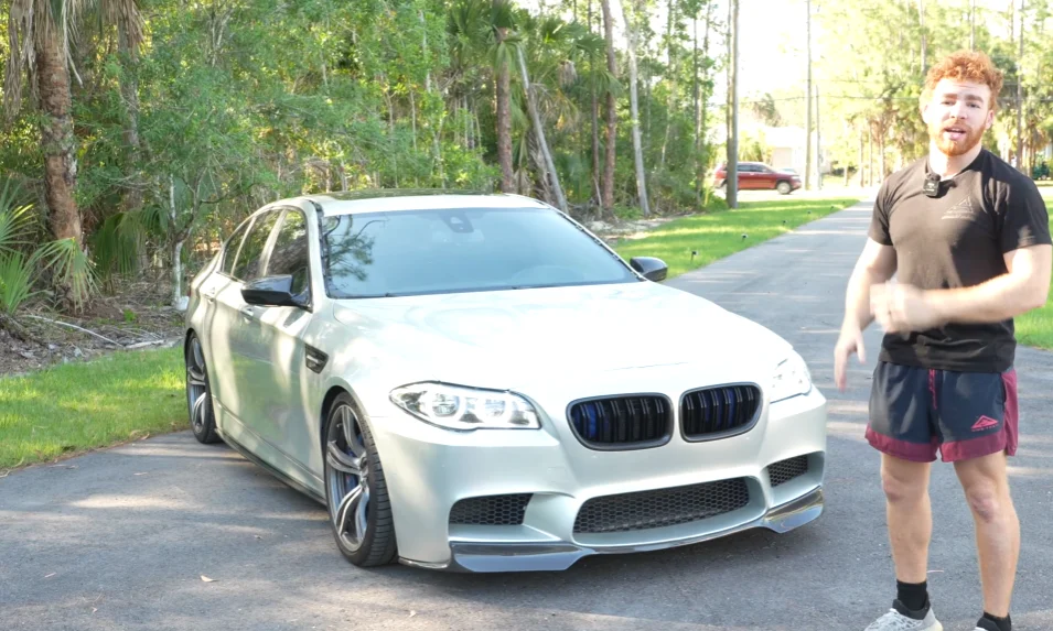 Florida man transforms cheapest BMW M5 into a supercar using only Temu parts he bought online