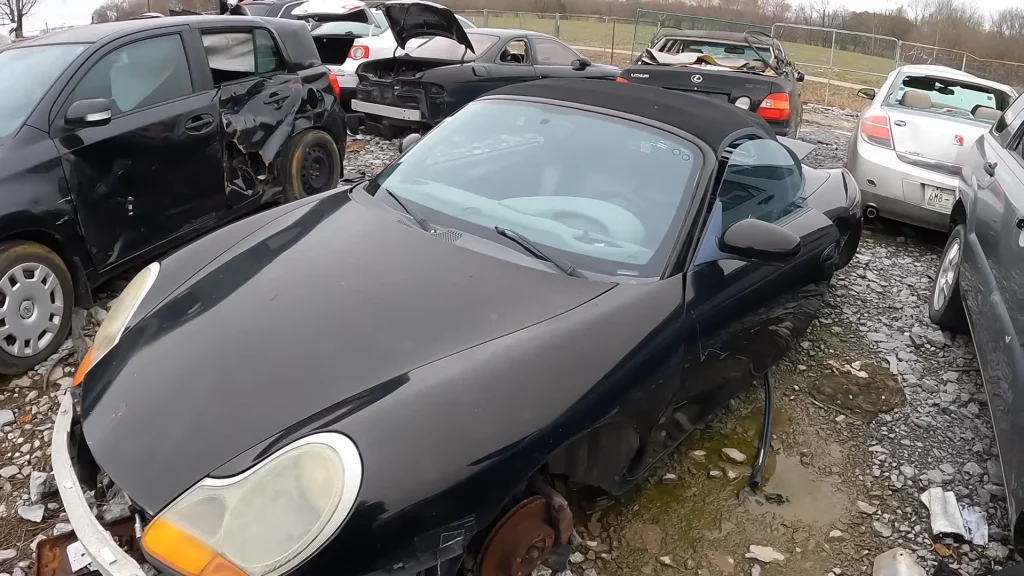 Guy stops at a Tennessee junkyard and there's a modern rust-free Porsche that shouldn't be there