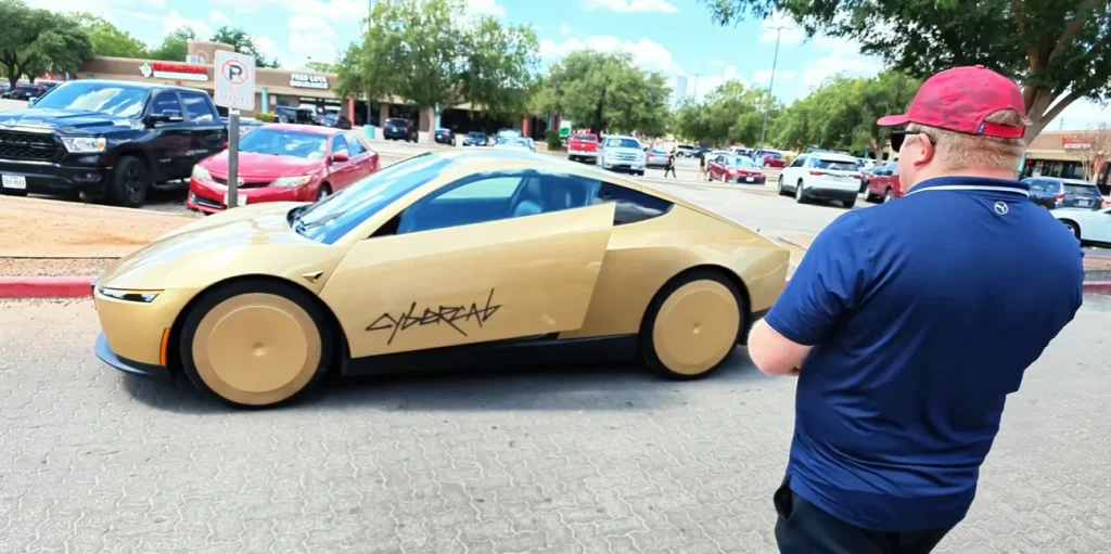 Washington man jumps in front of a Tesla Cybercab to see how well the self-driving car operates in random real-world situations