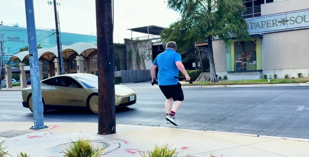 Washington man jumps in front of a Tesla Cybercab to see how well the self-driving car operates in random real-world situations