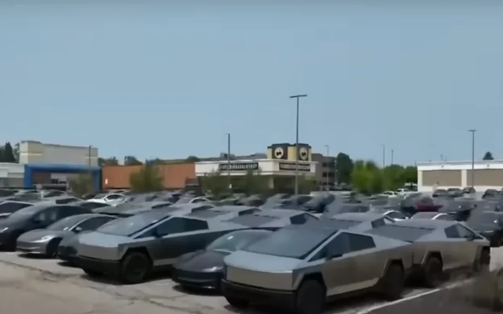 Tesla Cybertrucks detroit michigan
