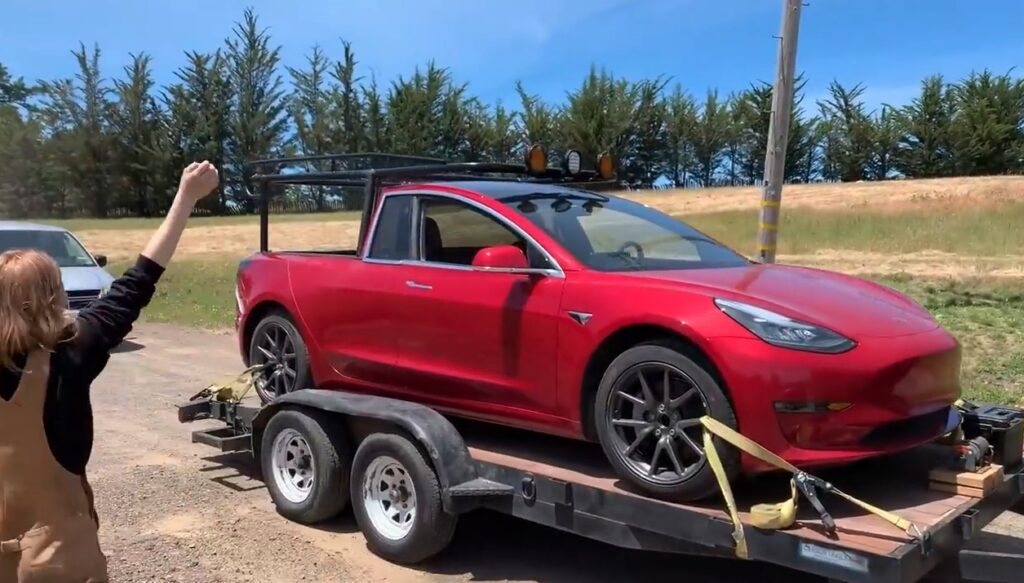 DIY Tesla pickup truck - Truckla