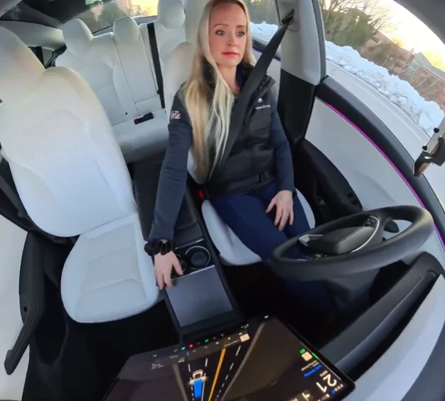 Footage shows Tesla detecting a hazard well before its driver as its Full Self-Driving mode shows off its impressive capabilities