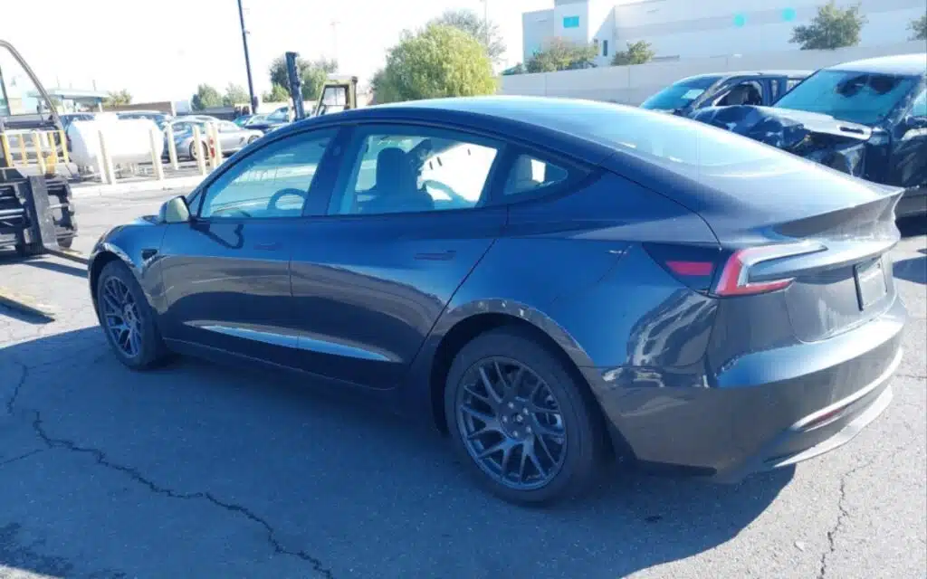 Brand-new 2025 Tesla Model 3 has salvage title despite looking perfect on one side