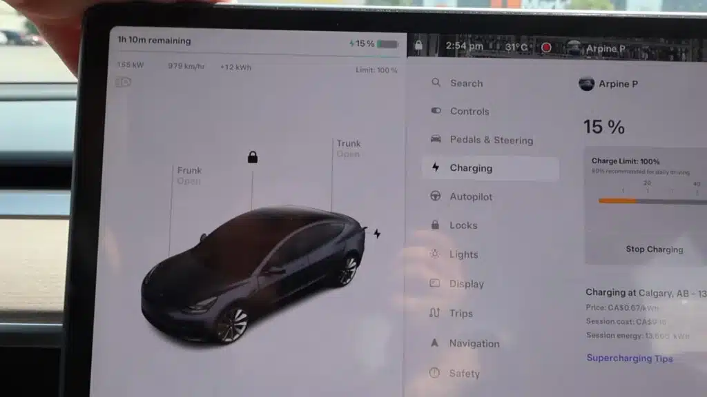 Canadian drove their Tesla Model 3 EV to 0% then charged it at a Supercharger to see if we're being lied to