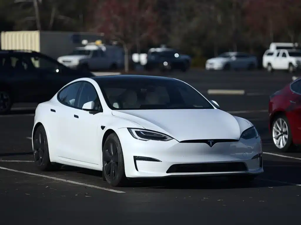 Jim Carry car collection has a Tesla Model S