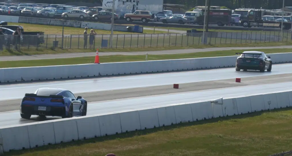 Model S vs. Corvette, Tesla Model S Plaid, Corvette Z06, quarter-mile race shows EV dominance in massive Canadian drag race gap