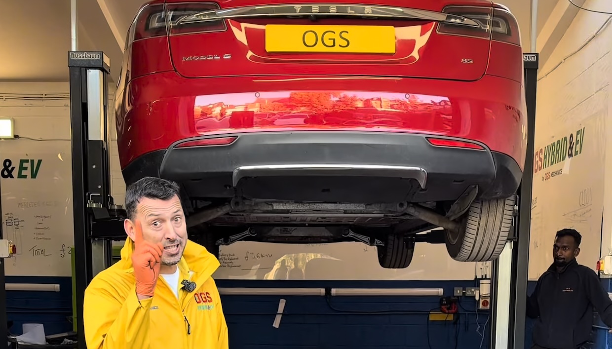 Everyone thought this 100,000-mile 2014 Tesla Model S needed an expensive new battery, but mechanic discovers real issue was much simpler