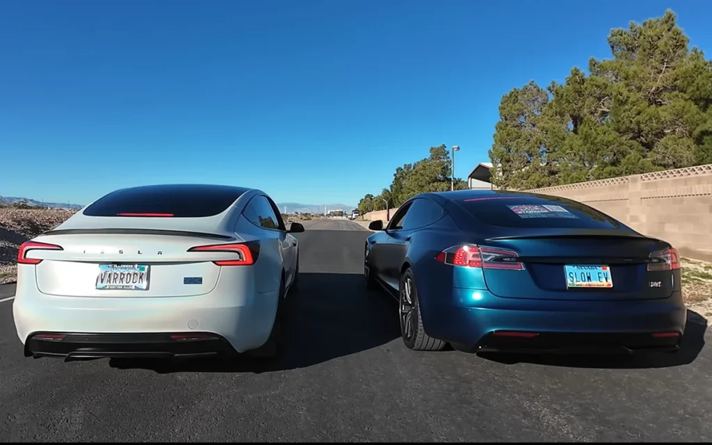 One Tesla enthusiast has done a side-by-side comparison and tests between the Model 3 Performance and Model S Plaid to see who takes the carmaker's crown