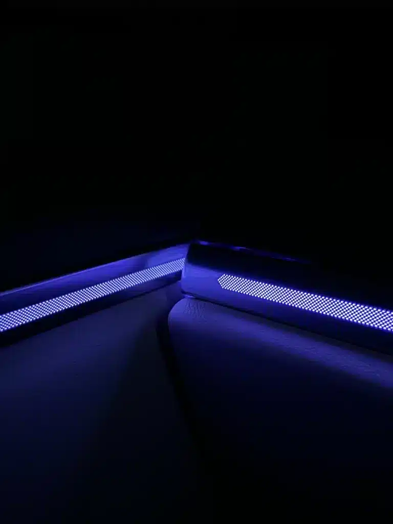 Tesla Model X interior lights